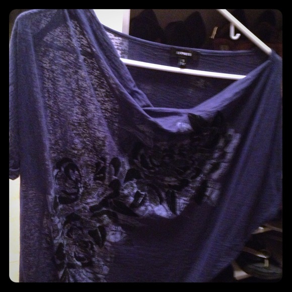 Blue express blouse