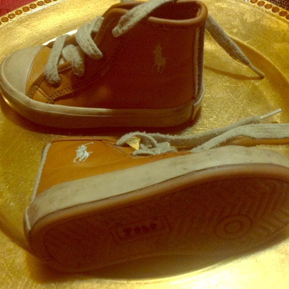 Leather Ralph Lauren sneakers