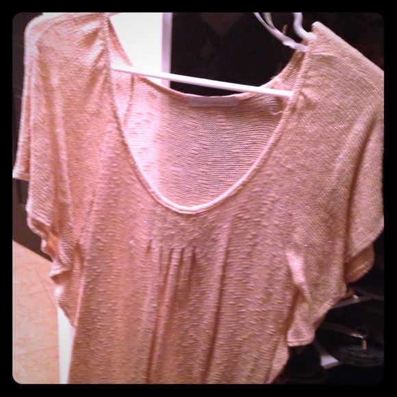 Beautiful peach sweater top