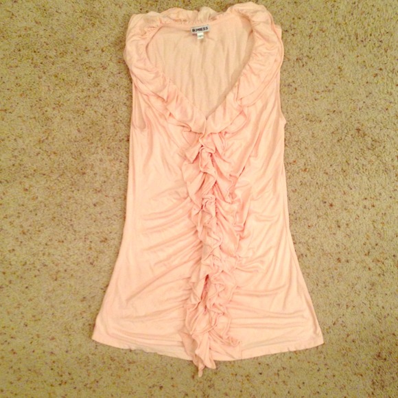 Express Light Peach Blouse