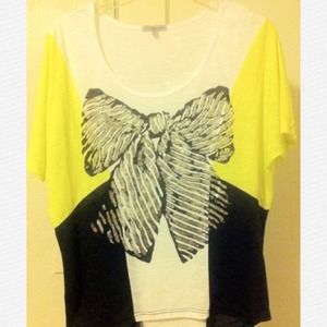 Color block, bow top