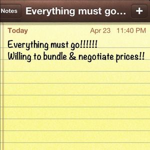 Everything must go!!