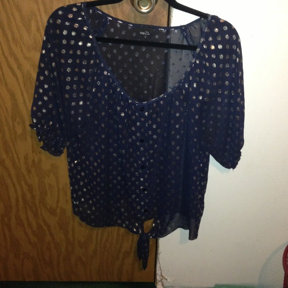 Tops - 🎀Bundle🎀Blue and coral blouse