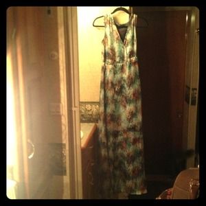 Long patterned dress