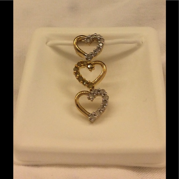 3 chain hearts pendant - Picture 2 of 3