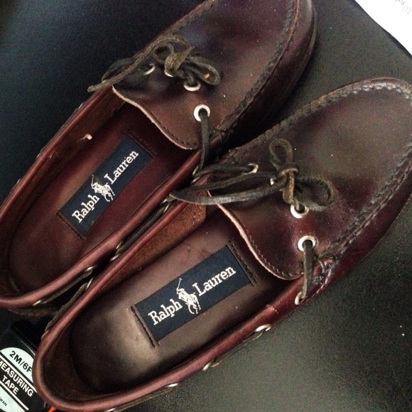 ❌SOLD❌Authentic RALPH LAUREN leather boat shoes ❤