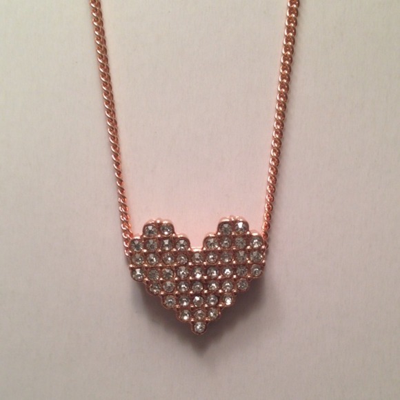 Pave Heart Necklace
