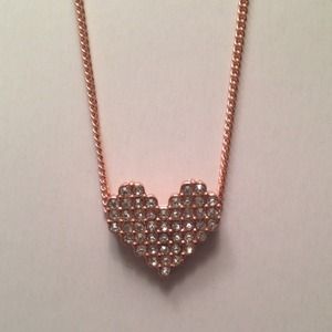 Pave Heart Necklace