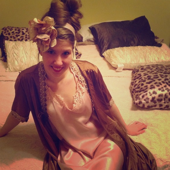 SOLD Vintage gown & robe