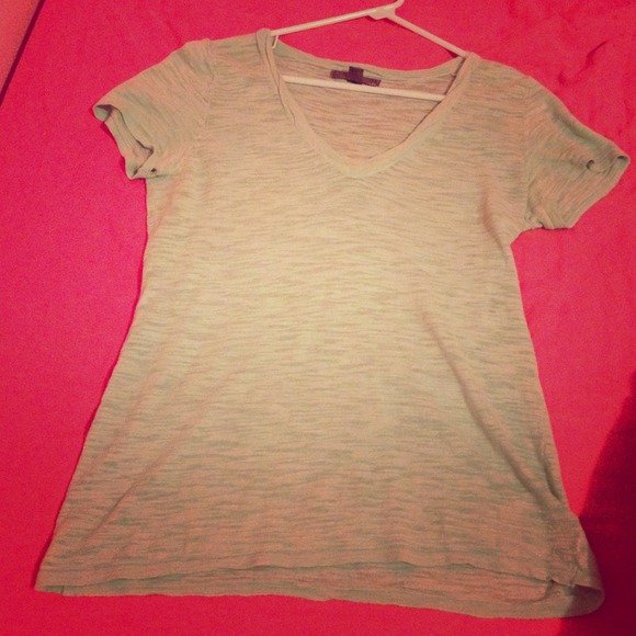 Sea foam green burnout vneck