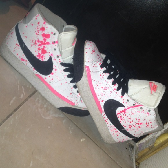 Nike high top blazers💜 - Picture 1 of 3