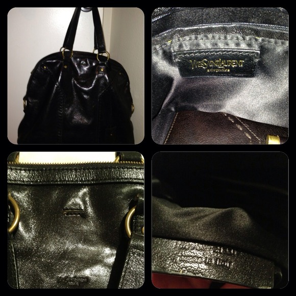 Authentic oversized black patent YSL Muse - - Picture 2 of 4