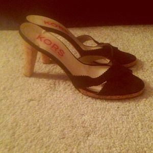 Michael Kors Criss Cross Corkheel sandals
