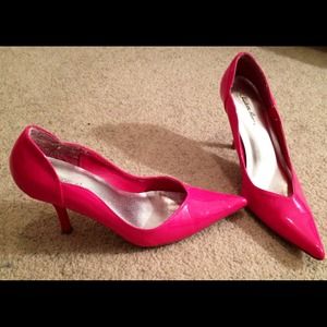 Hot pink heels