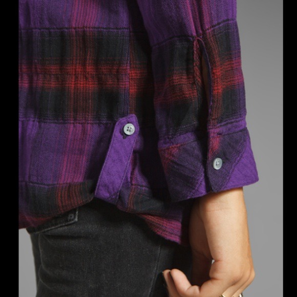 ⛔️Bundled! C&C California Plaid Herringbone Shirt - Picture 2 of 4