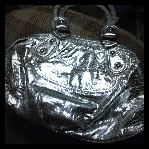 Silver Express Handbag
