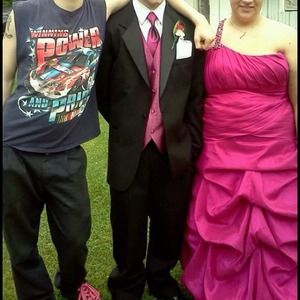 David's Bridal Prom Dress/ Hot Pink