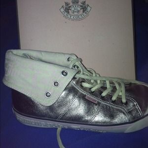 Pewter Juicy Couture high top sneakers