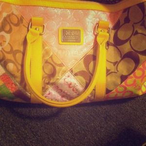 Coach duffle bag