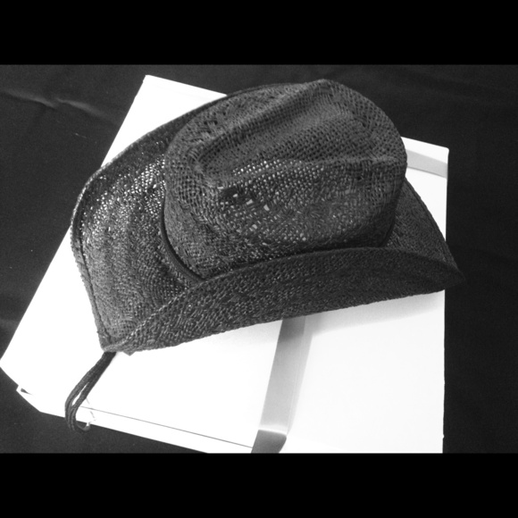 🌟💗Black Cowboy Straw Hat🌟💗