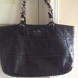 REDUCED-Coach purse- Black leather