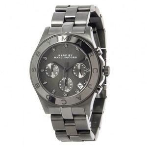 Marc Jacobs Womens Gunmetal Chronograph 40mm Watch