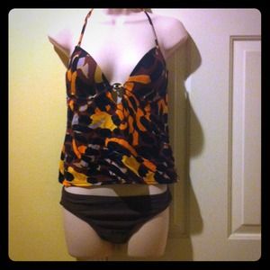 Victoria's Secret Camo Halter Tankini