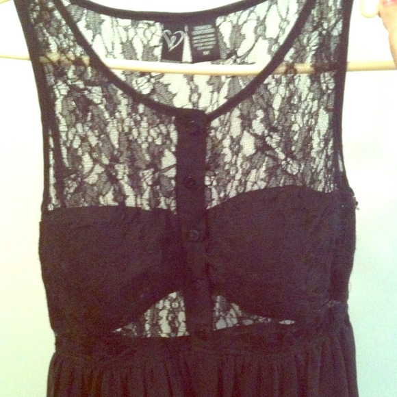 SOLD Lace top HIGH LOW dress - Picture 1 of 4
