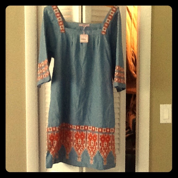 CALYPSO St. Barth La Paz Embroidered Dress - Picture 1 of 4