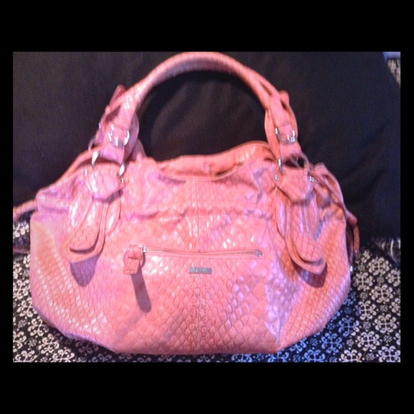 Pink leather Jessica Simpson large handbag