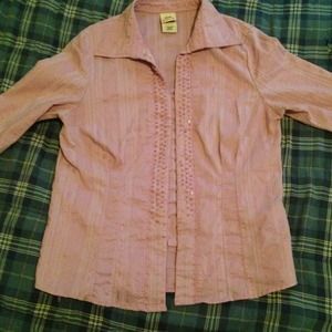 Long sleeved pink Blouse