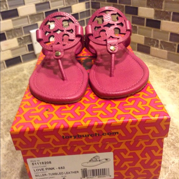 Authentic Tory Burch Miller sandals