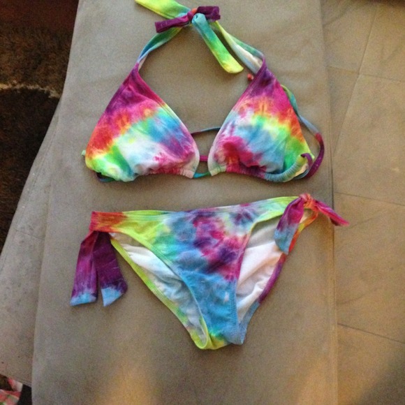 Tie dye bikini