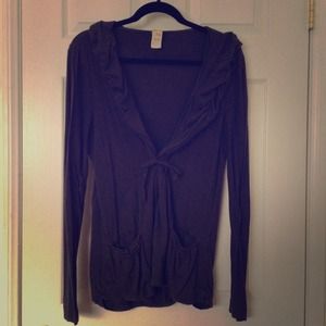 Anthropologie grey cardigan