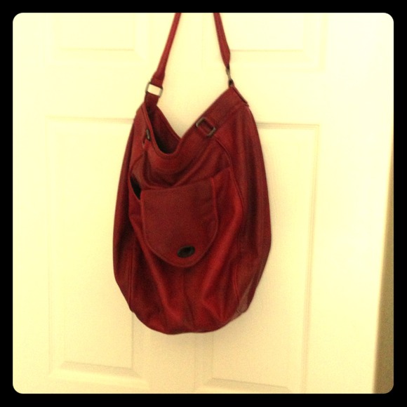 Maroon large shoulderbag from Express