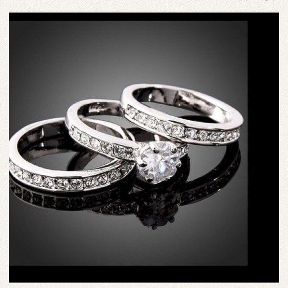 Jewelry - 3-in-1 wedding bands. sizes 6, 9 ,8 & 7 available