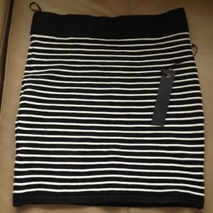 Black and white skirt