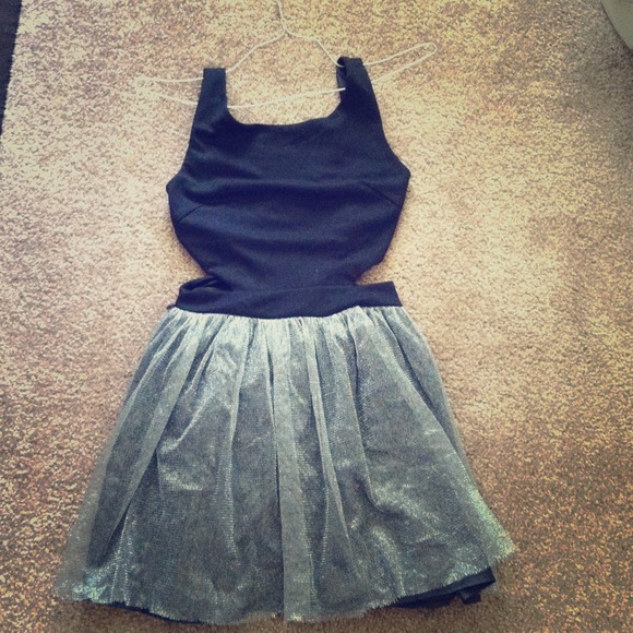 Black cut out dress!