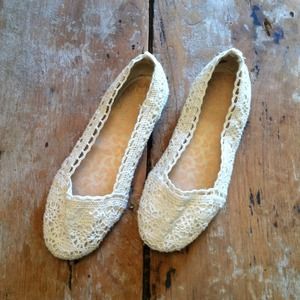 Lace flats 🎀trade 🎀