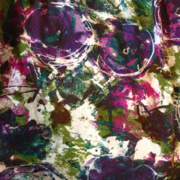 Purple Patterned Tunic - Picture 3 of 3