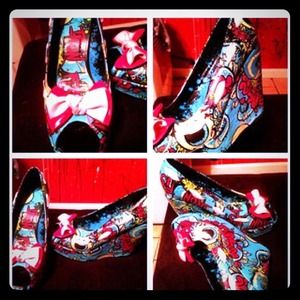Iron fist zombie heels.