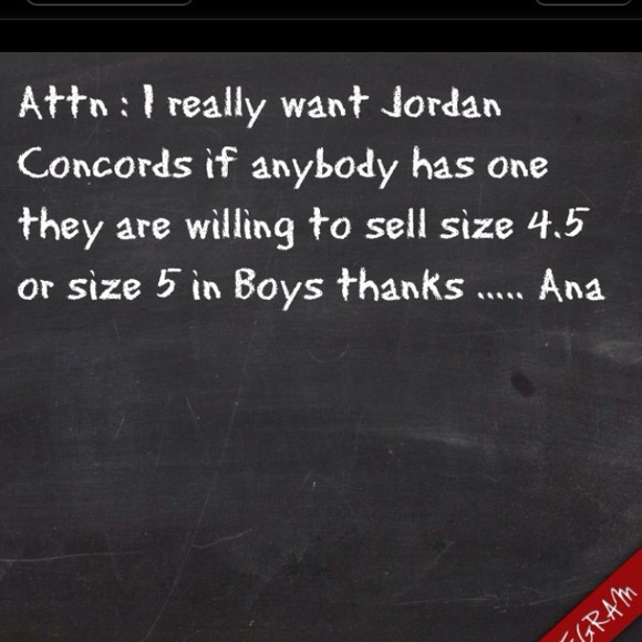 Want Jordan Concords :)