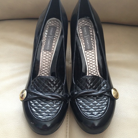 Worn once ..black wedge