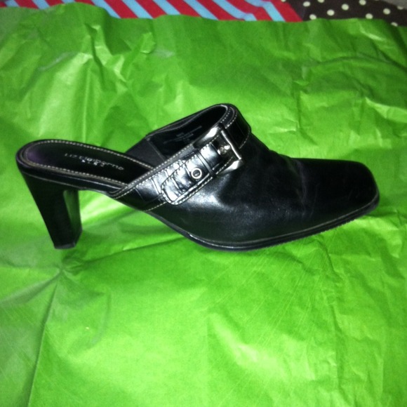 Liz Claiborne leather slides