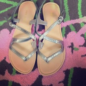 Wet seal gladiator sandals