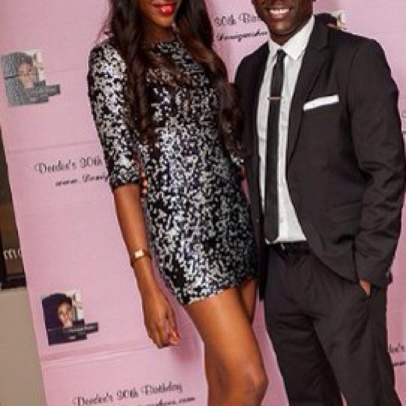 French connection sequin dress