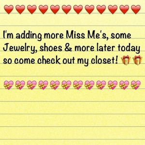 Adding more items to my closet!