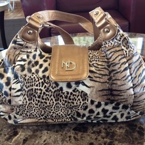 NWOT New Direction Leopard print purse