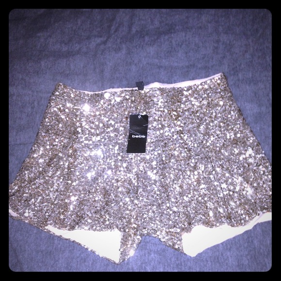 Bebe sequin shorts