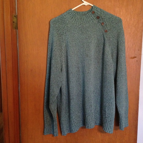Aqua sweater size 2x